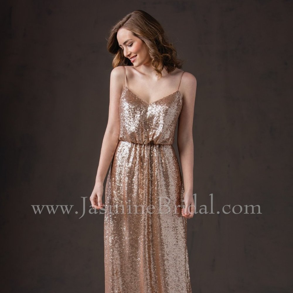 Belsoie Bridesmaid dress in Light Gold